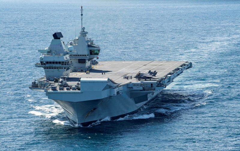 The Queen Elizabeth Class aircraft carrier 