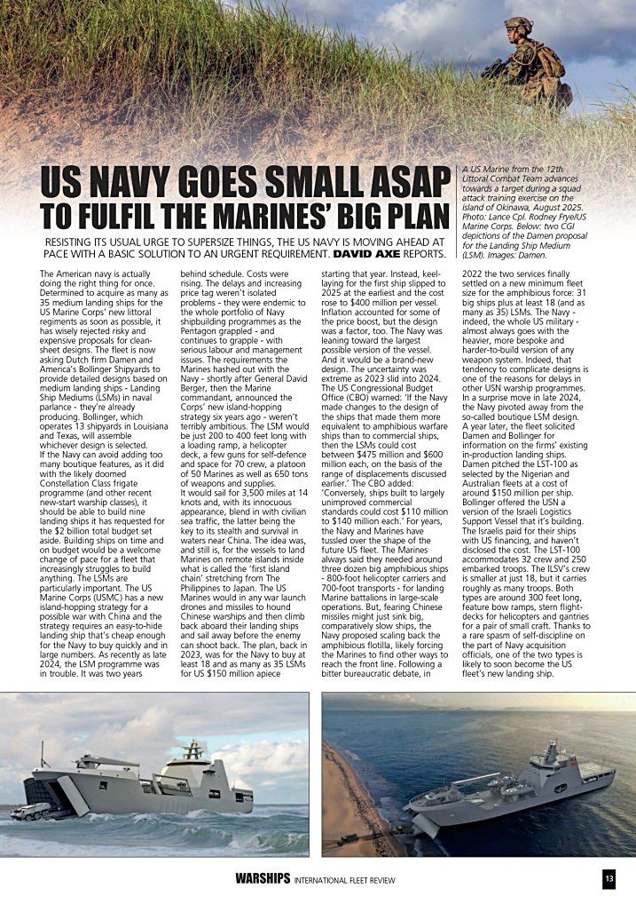 Image for the Tweet beginning: The Damen Landing Ship Transport