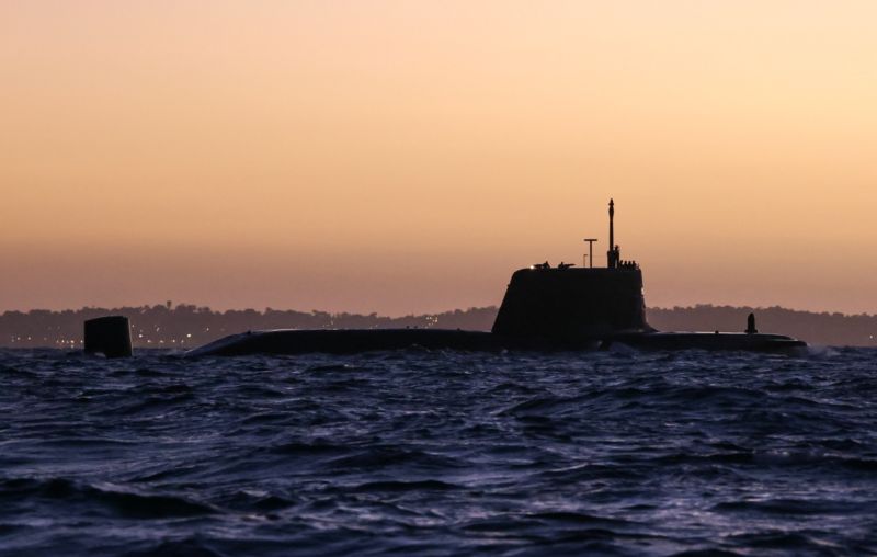 Image for the Tweet beginning: UK SUBMARINE IN THEATRE OF