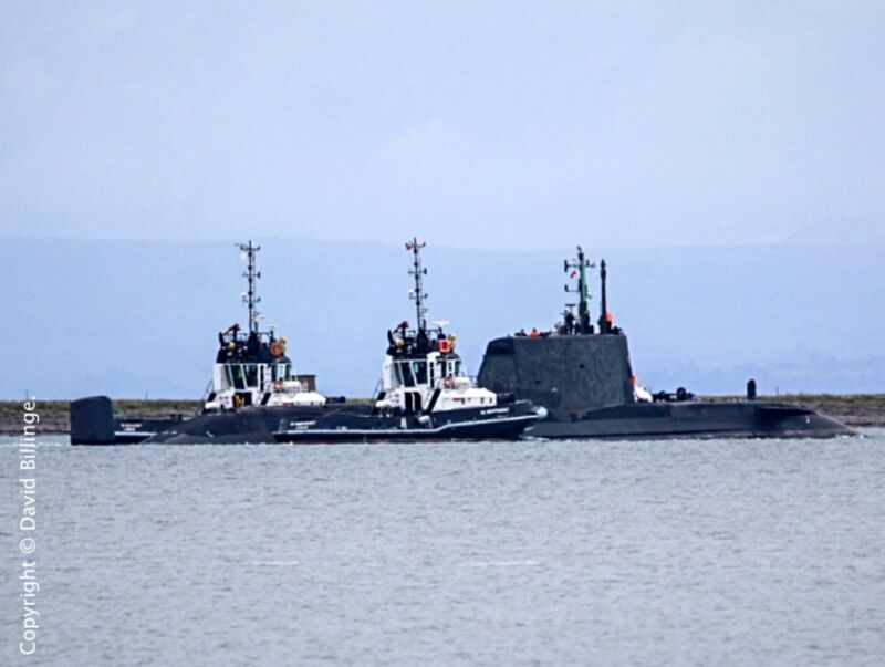 Image for the Tweet beginning: The new British attack submarine
