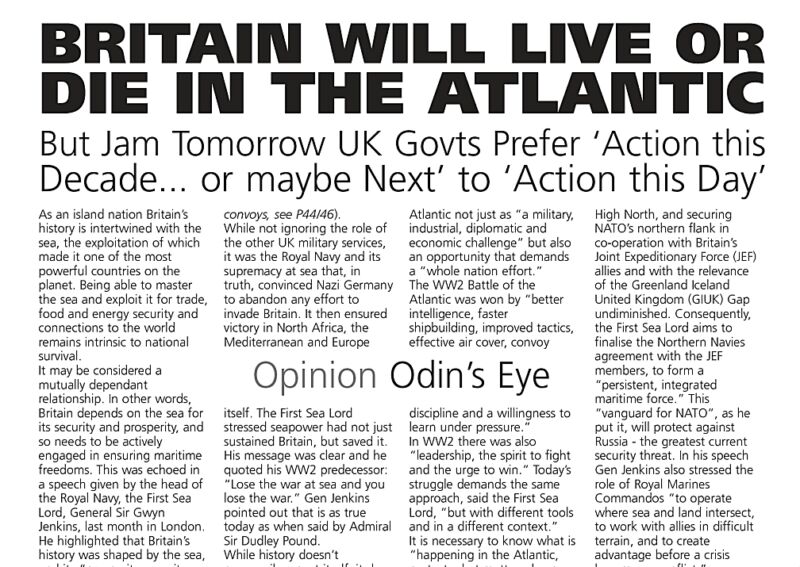 Image for the Tweet beginning: The latest Odin’s Eye leader